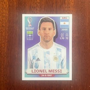 2022 World Cup winner Messi sticker